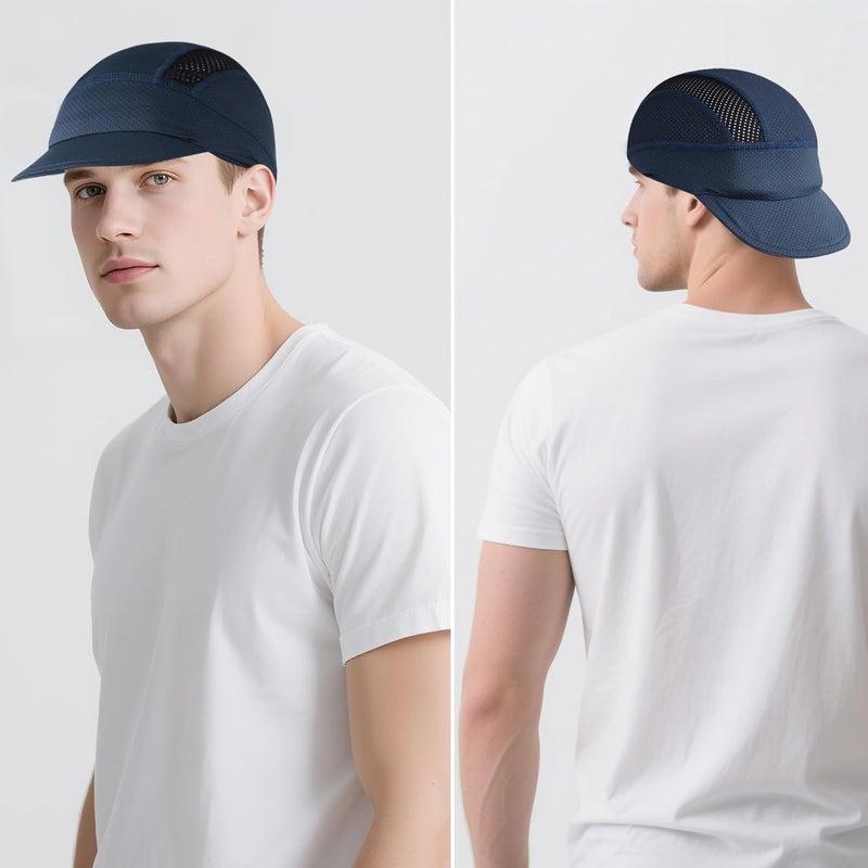 phnydreg 3Pcs Cycling Cap for Men Women Cooling Skull Cap Under Helmet Liner with Sun Visor for Summer Running Bike Outdoor Sports Multi - Image 4